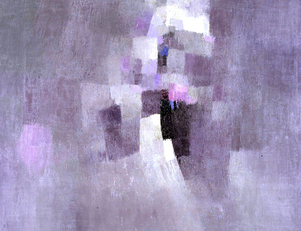 Chet Baker - Alone Together : Trompette - Huile sur toile - 116 x 89 cm (1993)