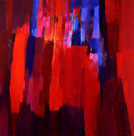 Count Basie Down, Down, Down - Huile sur toile - 80 x 80 cm