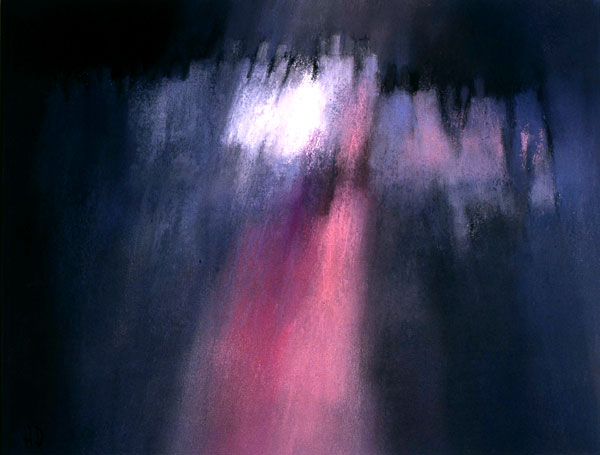 L'Attente de la seance - Pastel sec - 60 x 50 cm - 1995