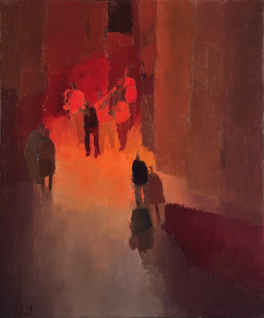 Le Quintet dans la Ville - 65 x 54 cm - 2008 (Collections particulieres, USA)