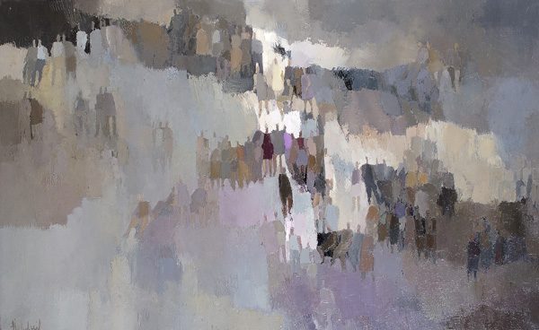 Les Seniors - Huile sur toile - 130 x 81 cm (1998)