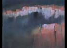 L'entree du village - Pastel sec - 60 x 50 cm - 1993